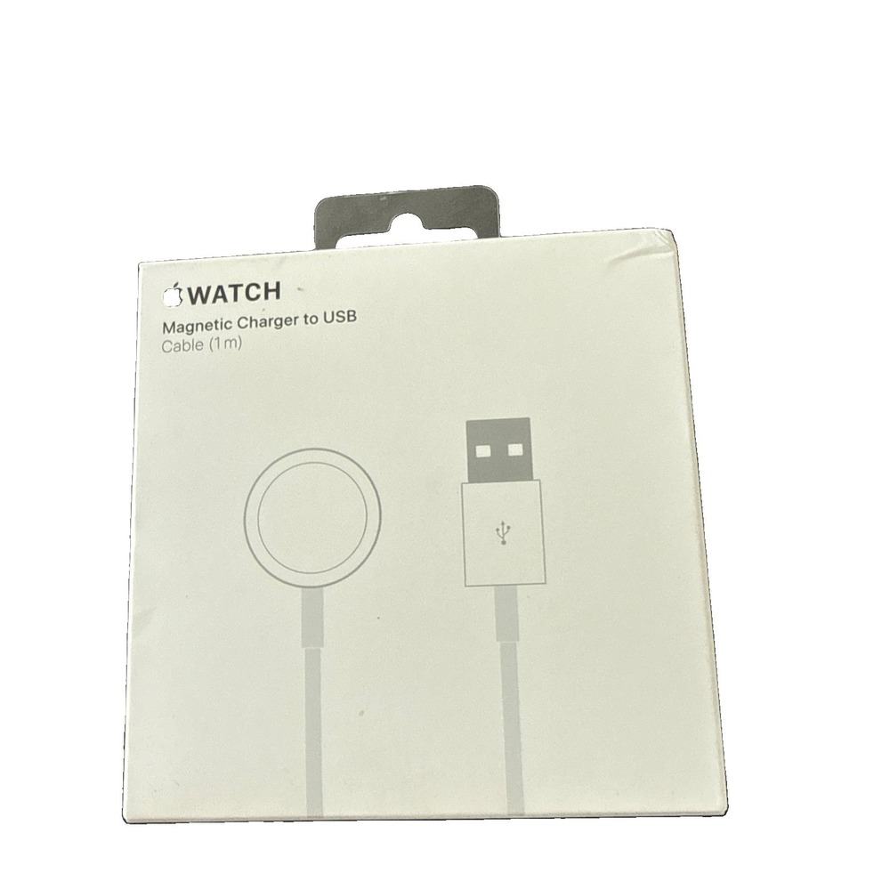 New Apple Watch Magnetic Charging Cable (1m) MX2E2AM/A USB Connector - White